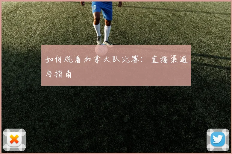 如何观看加拿大队比赛:直播渠道与指南